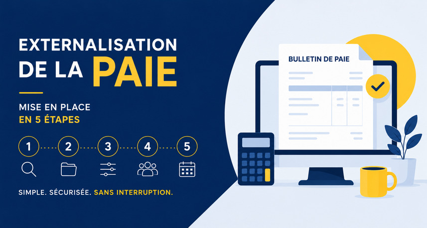 Rétroplanning de mise en place de l'externalisation de la paie en TPE/PME, guide 2026 Sphere RH